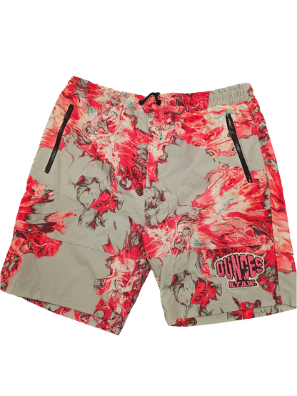Pink paint shorts