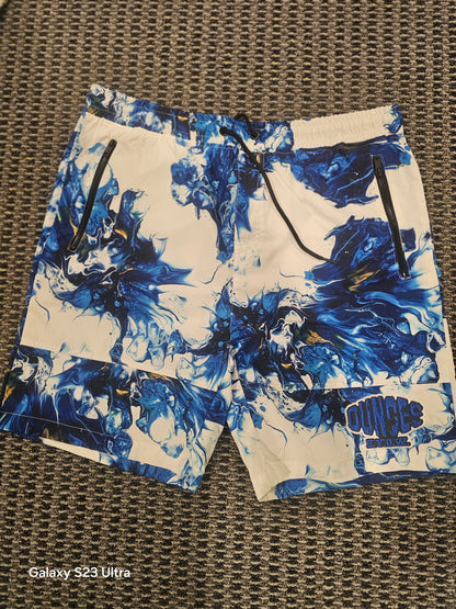 Blue paint Shorts